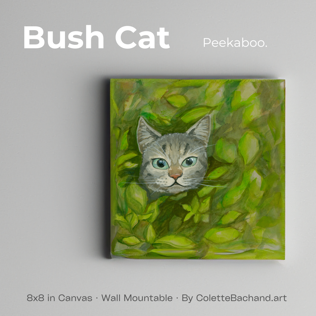 Bush Cat - Canvas