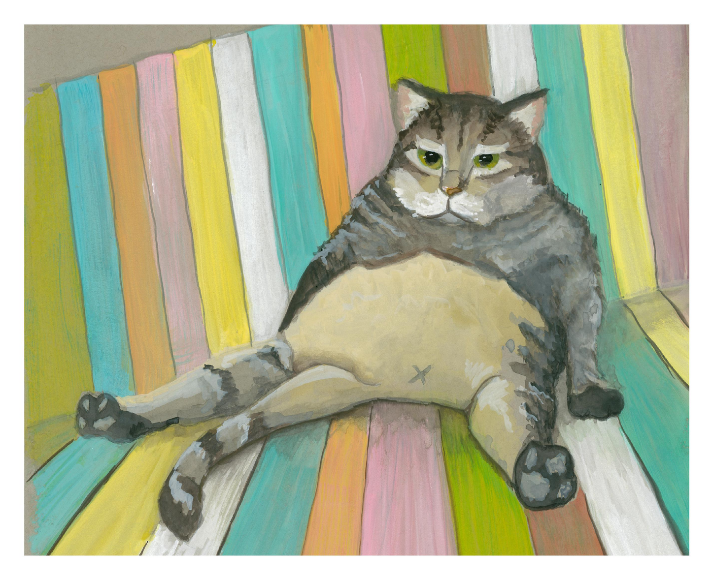 Munchy Cat - Print