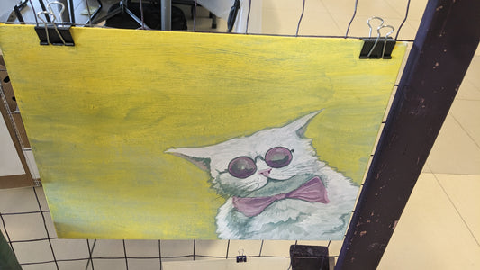 Purple Bowtie Cat