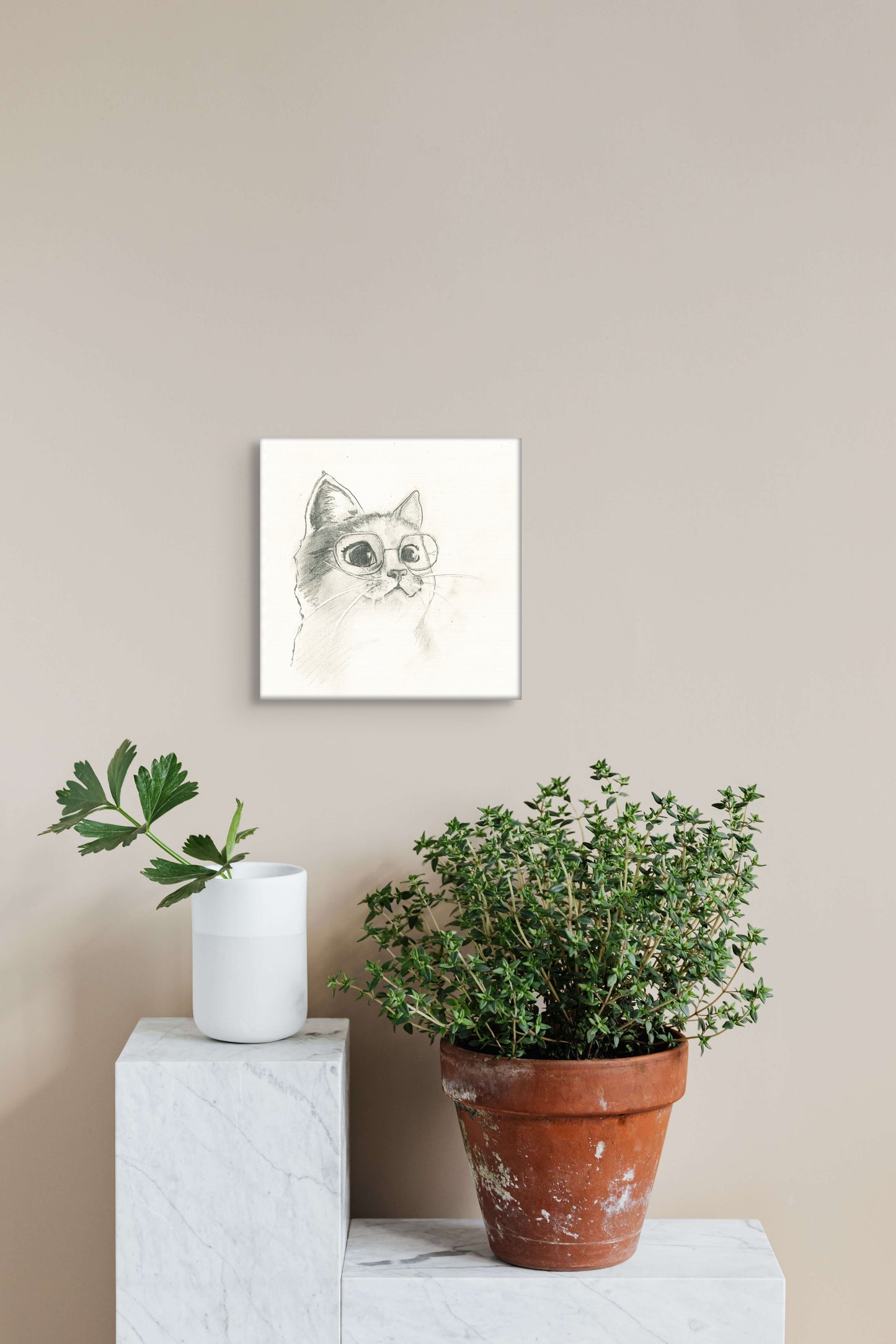 Adrienne Cat - Canvas