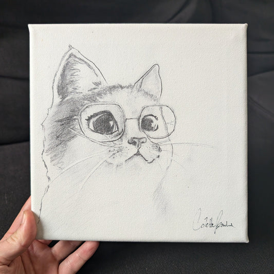 Adrienne Cat - Canvas