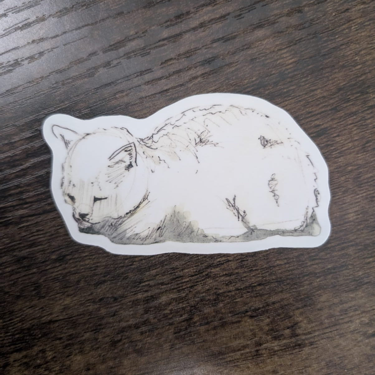 Loaf Cat - 3" Sticker