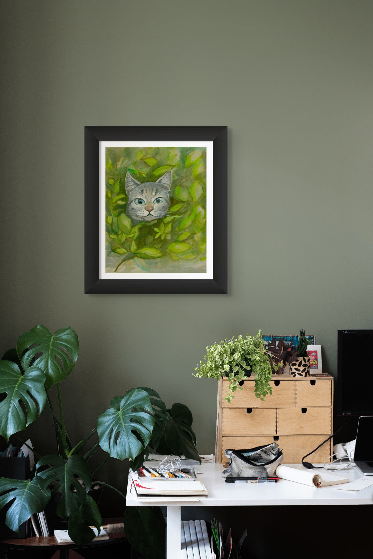 Bush Cat - Print