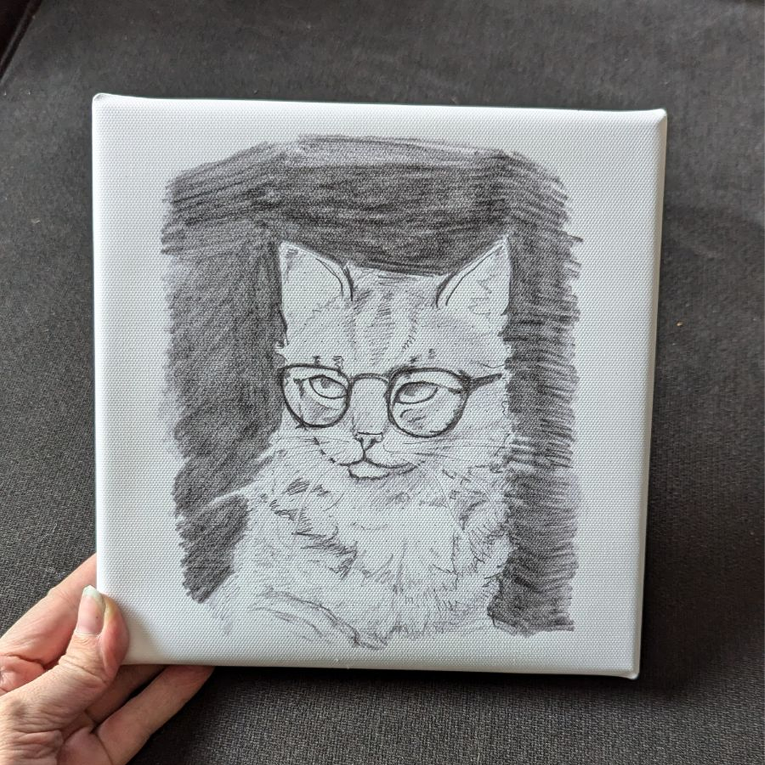 Handsome Cat - Canvas