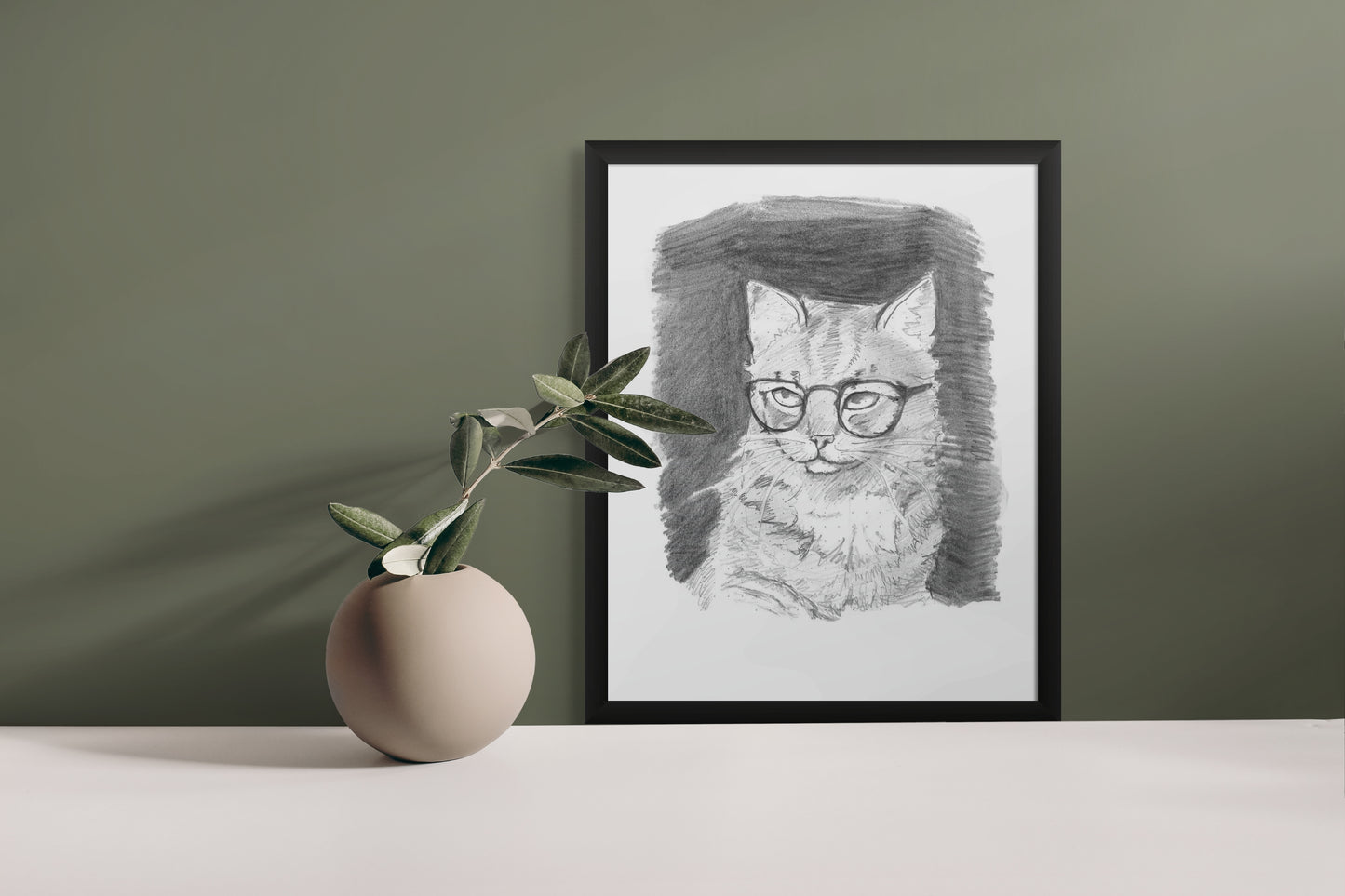 Handsome Cat - Print