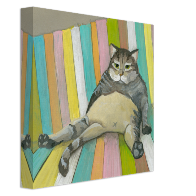 Munchy Cat - Canvas