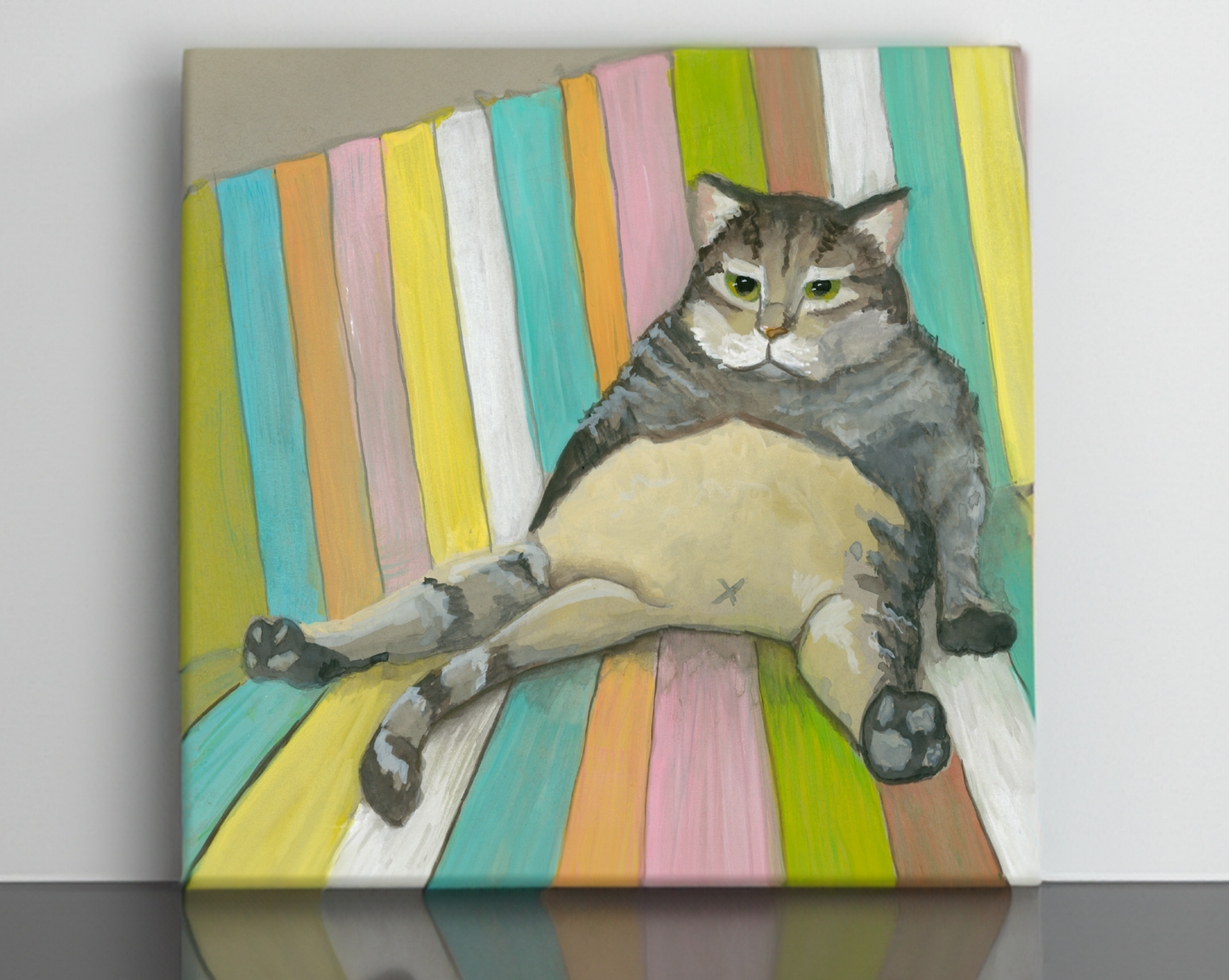 Munchy Cat - Canvas