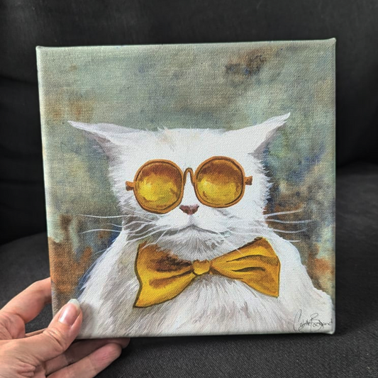 Professor Cat - Canvas