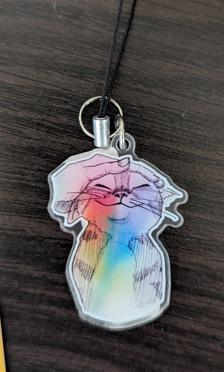 Smile cat phone charm