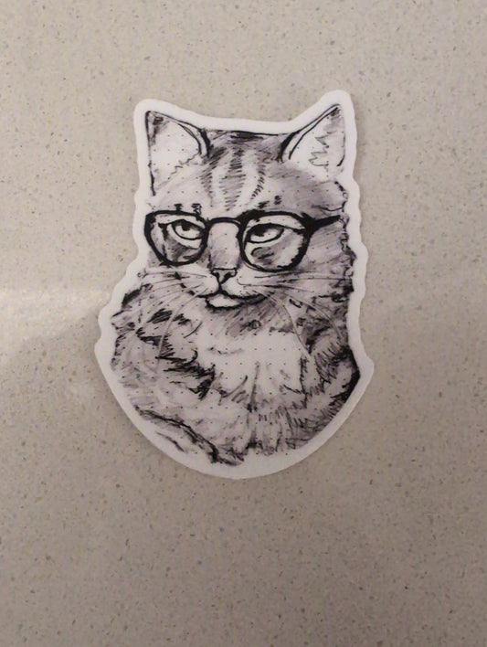 Handsome Cat - Sticker